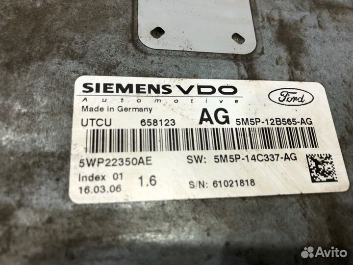 Блок управления АКПП Ford Focus CB hwda 2007