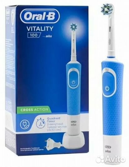 Новая Электрич зубная щетка Braun Oral-B VitalityD