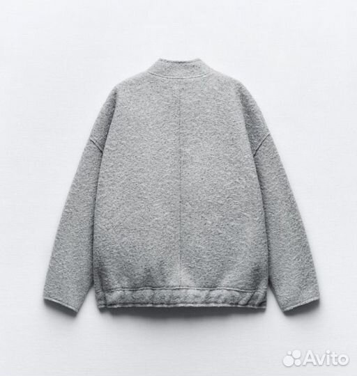 Бомбер zara букле новый