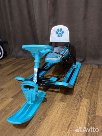 Снегокат детский с рулеткой