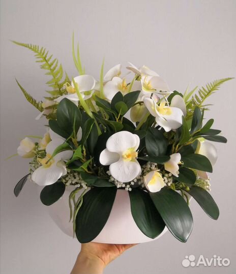 Орхидея искусственная в ассортименте