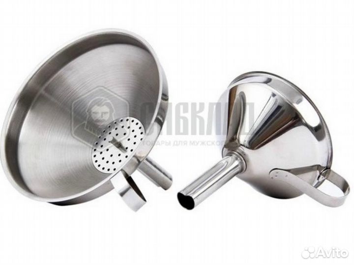 Воронка с фильтром нерж. 13 см