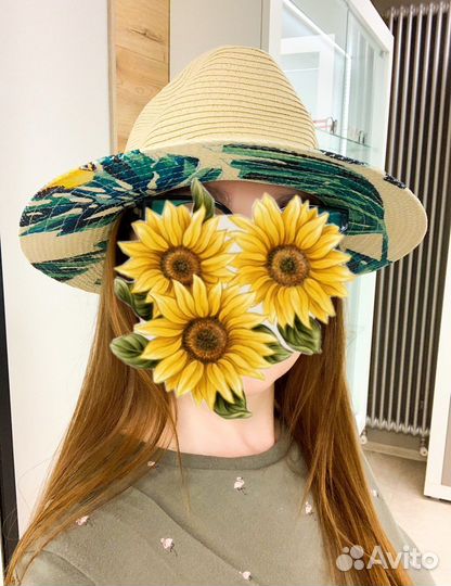 Шляпа соломенная женская