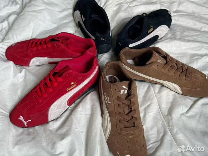 Кроссовки Puma Speedcat Red Black Brown Racers