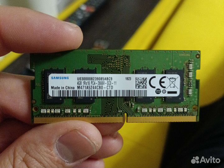 Оперативная память 4GB 1Rx16 PC4-2666V-SCO-11
