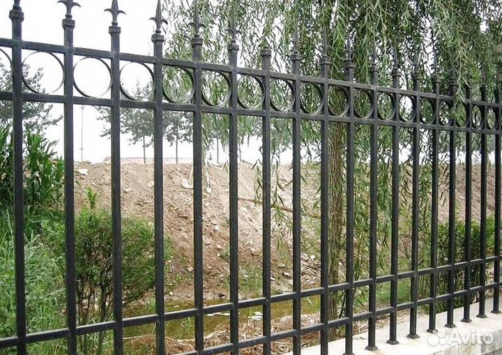 Металлические балконные ограждения Модель № 1865