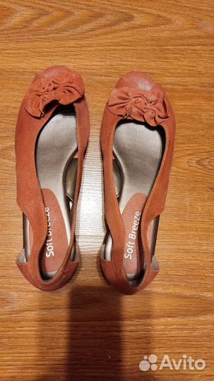 Балетки натуральная кожа 38