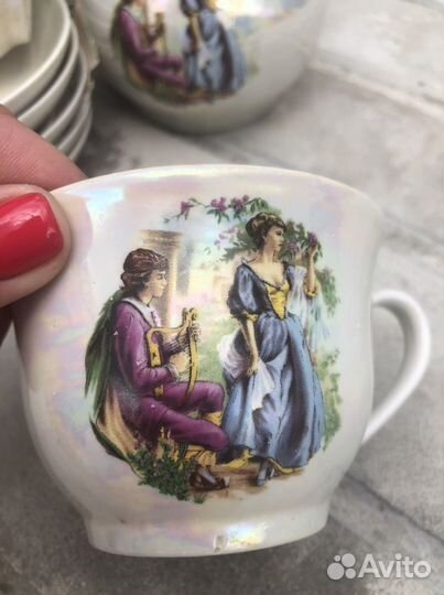 Перламутровый чайный сервиз Мадонна (неполный)