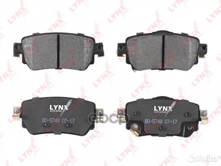 Колодки тормозные дисковые зад Nissan Qashq