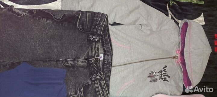 Вещи пакетом на девочку р.134-140