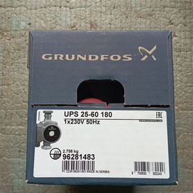 Циркуляционный насос grundfos UPS 25-60 180