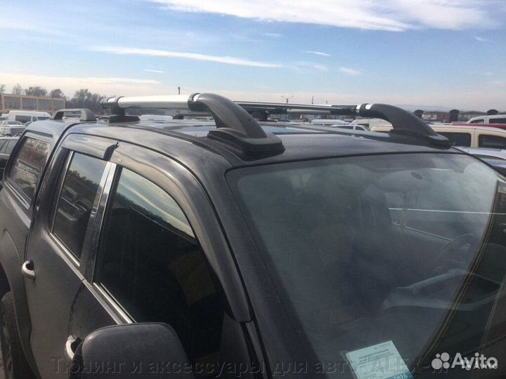 Рейлинги крыши с трубами Shark Mitsubishi L200