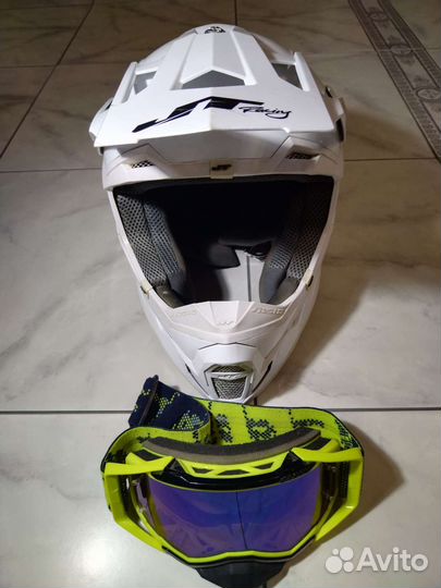 Кроссовый мотошлем JT