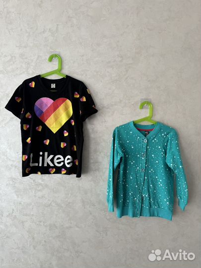 Детские вещи пакетом на девочку 7-8 лет