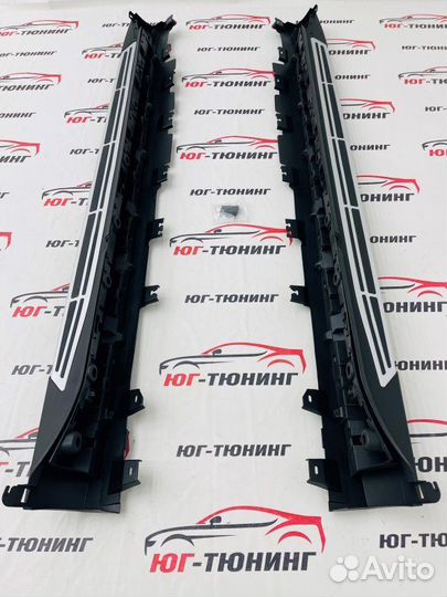 Новые пороги на бмв Х5 Г05 2018+