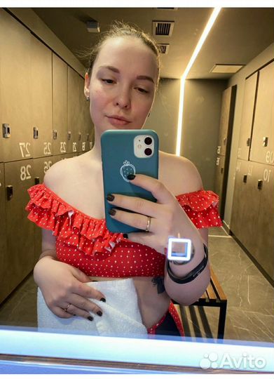 46-50 размер Купальник высокая посадка