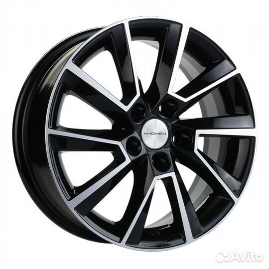 Khomen 1507 : 6x15 5*100 Et:38 Dia:57,1 black-FP