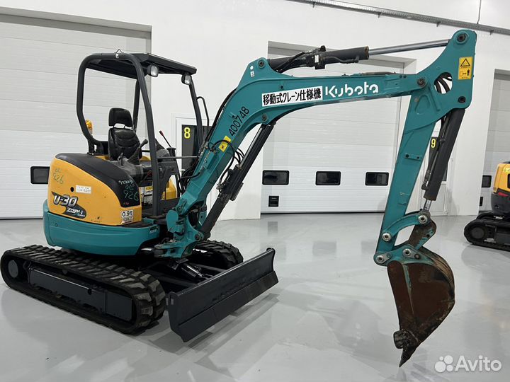 Мини-экскаватор Kubota U30-5, 2017