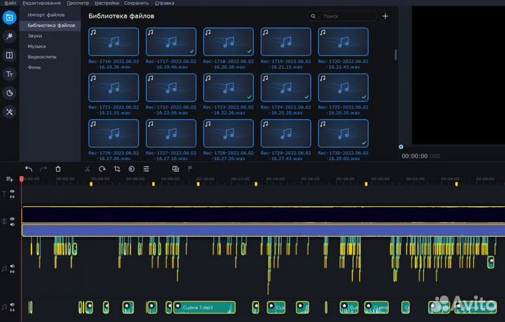 Монтаж видео, обработка фото/видео, озвучка