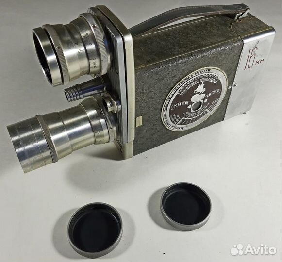 Кинокамеры СССР Киев 16 С-2 и Кварц 1х8с-2