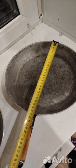 Сковорода алюминиевая СССР с ручкой