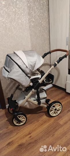 Детская коляска camaro 2 в 1 (Alis) бежевый