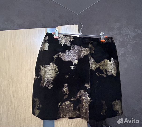 Кожаная юбка