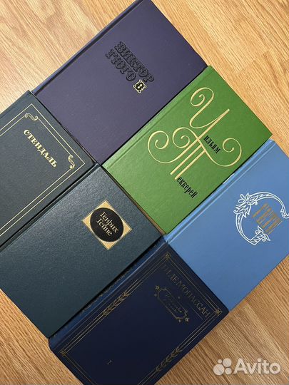 Собрание сочинений Теккерей, Гюго, Гете, Стендаль