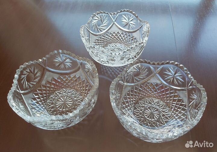 Хрустальная салатница,конфетница