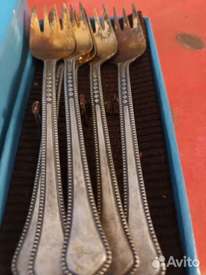 Вилка для десерта, торта мельхиор