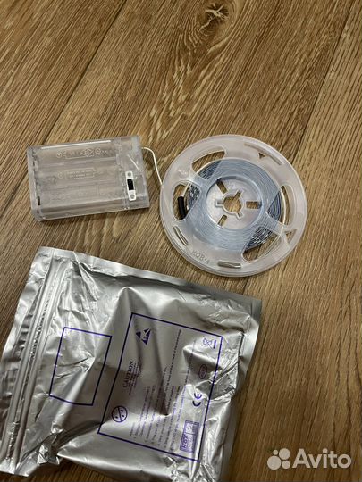 Светящаяся лента на батарейках