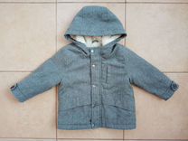 Куртка пальто для мальчика zara p80-86см