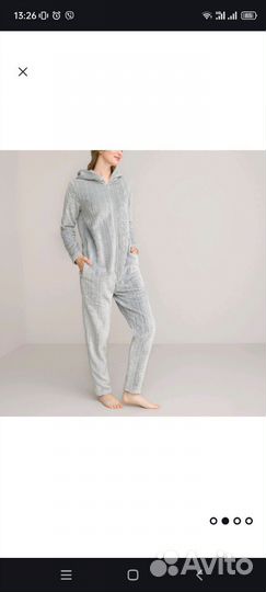 Комбинезон брючный La Redute р48 из флиса Франция