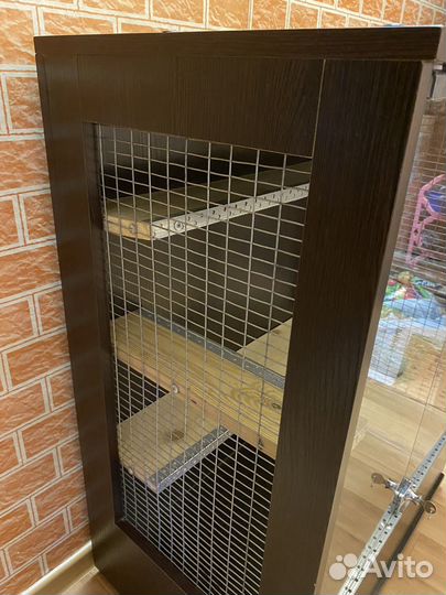 Витрина для шиншилл/грызунов бу