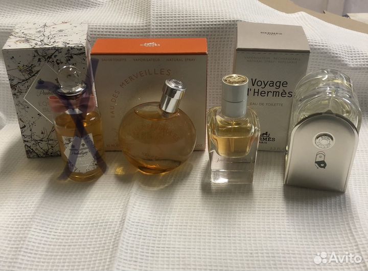 Парфюм Hermes, остатки во флаконе