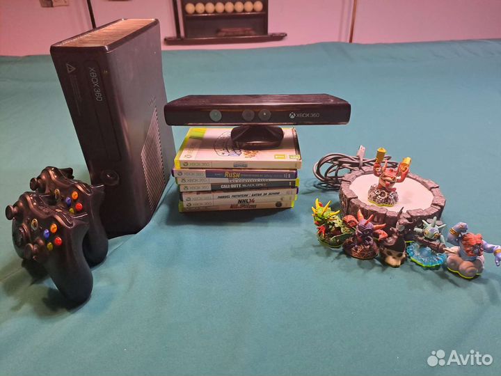 Xbox 360 прошитый с Kinect + игры