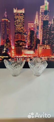 Ваза конфетница хрустальные разные формы