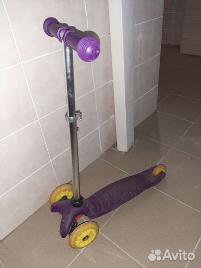 Самокат детский трехколесный бу