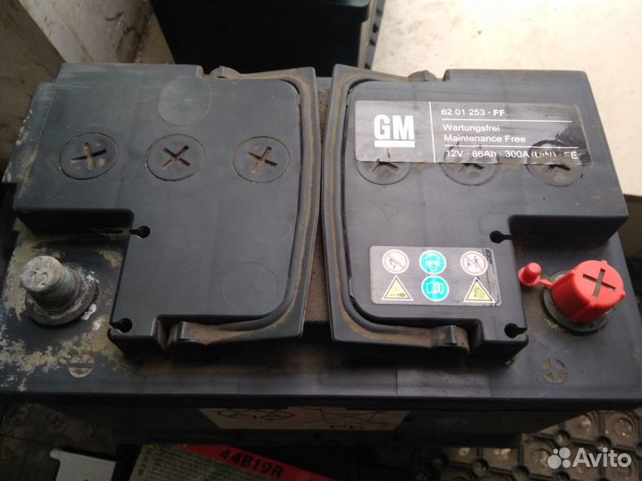 66Ач аккумулятор б/у GM 6201253