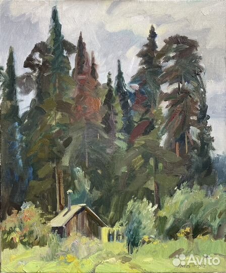 Картина маслом на холсте пейзаж