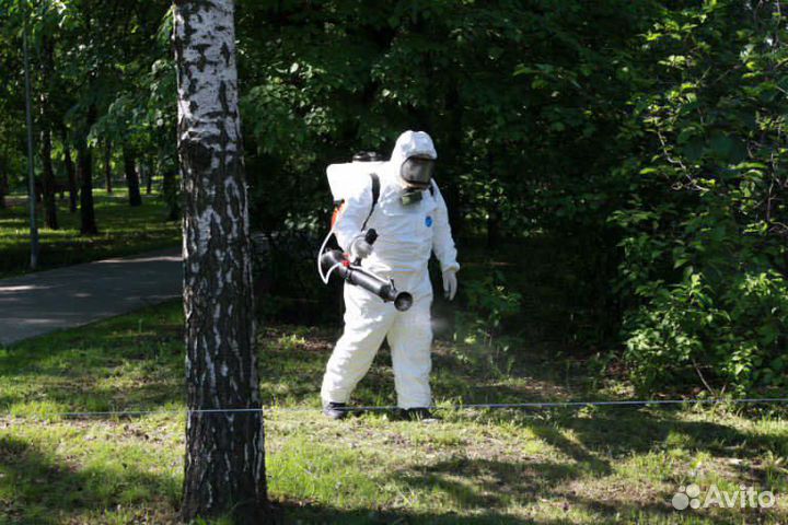 Акарицидная Обработка территории от клещей