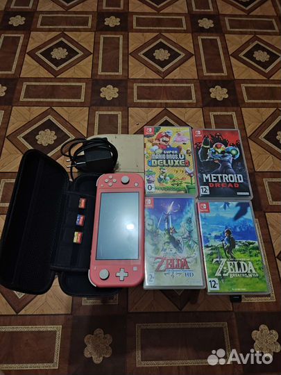 Nintendo switch lite с играми