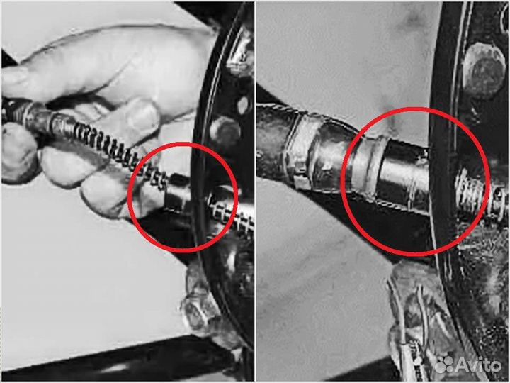 Втулки троса ручника kia spectra