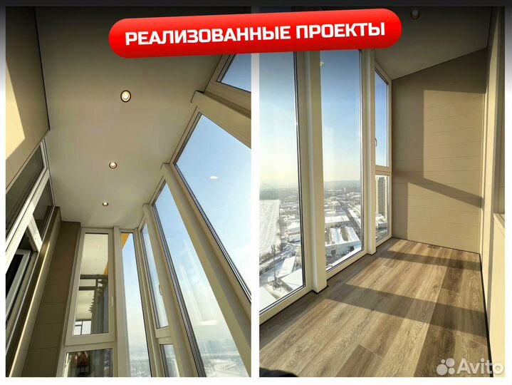 Балконный блок с дверью