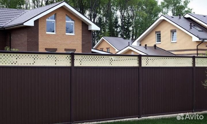 Забор металлический качественно быстро