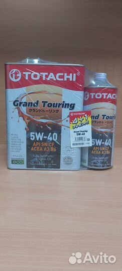 Моторное масло Totachi Grand Touring 5W-40 4+1л