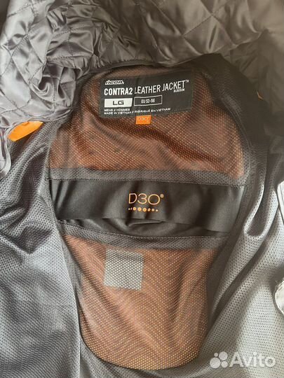 Icon Contra 2 Leather черно-зеленая мотокуртка