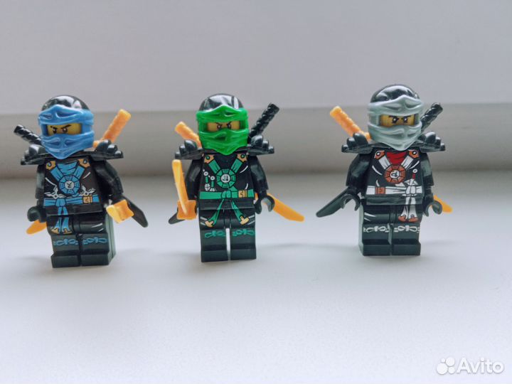 Lego ниндзяго минифигурки