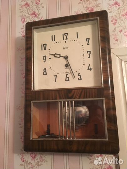 Старые Часы Янтарь очз