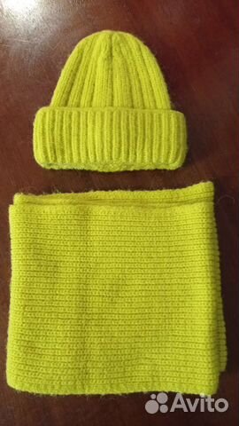 Комплект шапка и снуд
